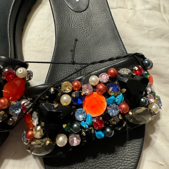 Women’s slides with Jewels Brand New - Picture 6 of 7